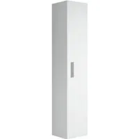 armoire de rangement pluto hauteur 150cm blanc - meuble de salle de bain - porte(s) - contemporain
