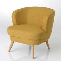 fauteuil moutarde dagmard - amadeus jaune