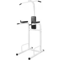 station de musculation - gorilla sports - chaise romaine blanc gs012 - haut et bas du corps - mixte