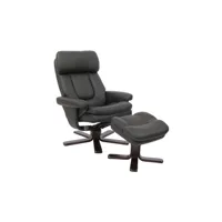 fauteuil relaxation + repose-pieds charles