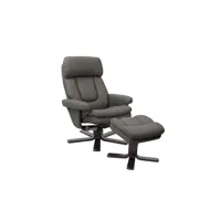 fauteuil de relaxation + repose-pied charles