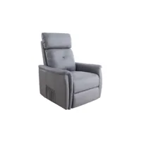 fauteuil de relaxation luigi coloris gris