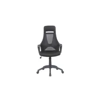 chaise de bureau kansas coloris noir