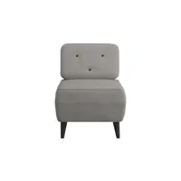 fauteuil fixe festy coloris gris clair