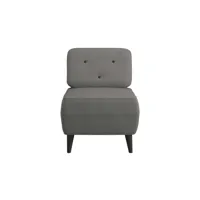 fauteuil fixe festy coloris gris foncé