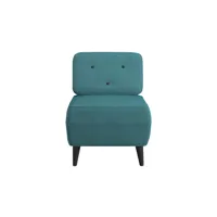 fauteuil fixe festy coloris bleu canard