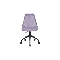 chaise de bureau zik coloris violet