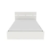 lit 160x200 cm + 2 chevets + armoire neptune coloris blanc