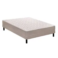matelas ressorts + sommier 160x200 cm epeda finesse