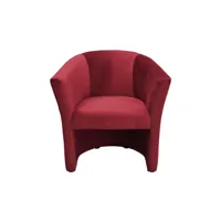 fauteuil fixe mino 2 coloris rouge