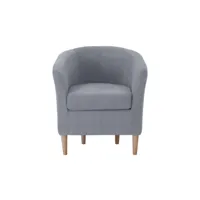 fauteuil fixe eve coloris gris clair