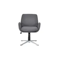 fauteuil de bureau hugo coloris gris