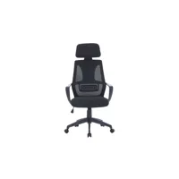 fauteuil de bureau carl coloris noir