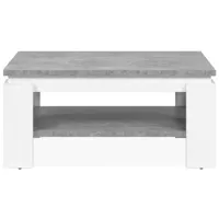 table basse rectangulaire lola coloris blanc