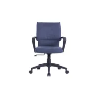 chaise de bureau gotha coloris bleu