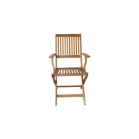 fauteuil en bois d'acacia padang