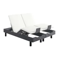 sommier relaxation 2x80x200 cm bultex relax moove
