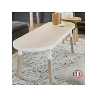 table basse banc 140 cm, 100% frêne massif eg1-002blb