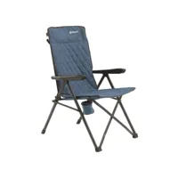 outwell chaise de camping pliable lomond bleu 428228