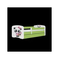 lit panda vert babydreams avec un tiroir sans matelas 140-70