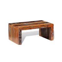 table basse  table de salon  tables d'appoint pour chambre bois recyclé  meuble pro joq69824