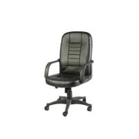 chaise de bureau dmelar, chaise de direction avec accoudoirs, chaise de bureau ergonomique, noir, 56x59h104114 cm 8052773857000