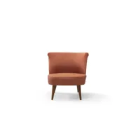 fauteuil crapaud orange azura-41411