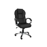 finebuy design chaise bureau tissu chaise exécutif rembourré chaise tournante  chaise de pivotant avec accoudoirs - 120 kg capacité de charge - réglable en hauteur - dossier ergonomique