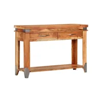 table console 110x34x74 cm bois d'acacia massif