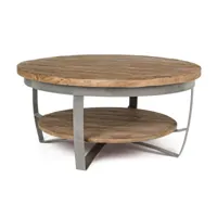 table basse en bois et métal - costale