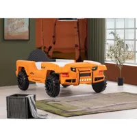 lit enfant jeep orange