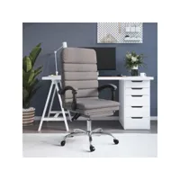 chaise fauteuil de bureau style moderne anthracite similicuir meuble pro frco28002