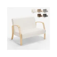 fauteuil canapé design en bois et tissu pour salon et studio esbjerg modus sofà