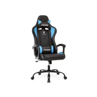 racing chaise de bureau, fauteuil gaming ergonomique,pivotant, hauteur réglable, appui-tête et soutien lombaire ajustables,bleu intimate wm heart