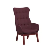 fauteuil salon - fauteuil de relaxation violet tissu 70x77x94 cm - design rétro best00001998948-vd-confoma-fauteuil-m05-136