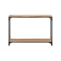 table console 110x30x75 cm bois solide d'acacia