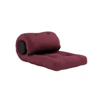 fauteuil futon convertible wrap couleur bordeaux 20100996775