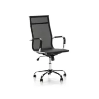 fauteuil de bureau inclinable slim, cuir synthétique, chaise executive avec appuie-tête et coussin rembourré, hauteur réglable, design ergonomique. i9092