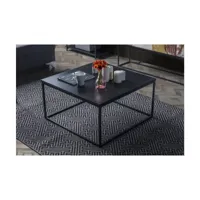 table basse mi̇lvaki̇ noir 75 x 75 x 40 cm azura-42195