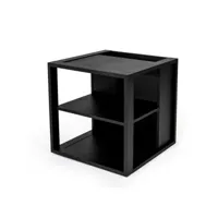 paris prix - table d'appoint design cuben 50cm noir
