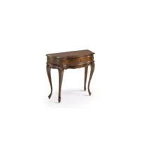 console 1 tiroir bois bronze marron 87x36x77cm - bois-bronze - décoration d'autrefois
