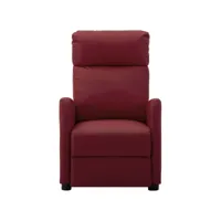 électrique fauteuil relaxation fauteuil de massage rouge bordeaux similicuir 65x97x104,5 cm best00008487025-vd-confoma-fauteuil-m05-2967
