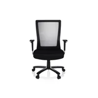 chaise de bureau chaise pivotante xxl extender tissu maille tissu noir hjh office