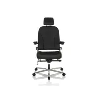 chaise de bureau fauteuil de direction 24 hours f cuir noir hjh office