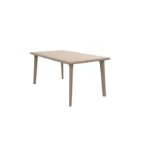 table new dessa 1600x900 - resol - marron - polypropylène 1600x900x740mm