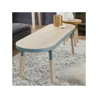 table basse banc 140 cm, 100% frêne massif eg1-002bgl