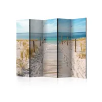 paravent 5 volets - holiday at the seaside ii [room dividers] a1-paravent1119