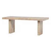balk table à manger bois naturel 220x90cm