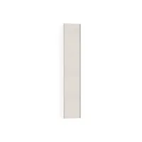 colonne de salle de bain laqué blanc et effet pierre blanche lago l 25 cm