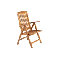 fauteuil de jardin inclinable et pliant  62x70x107cm b52777472